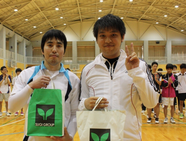 選手権三位の山田・加藤組