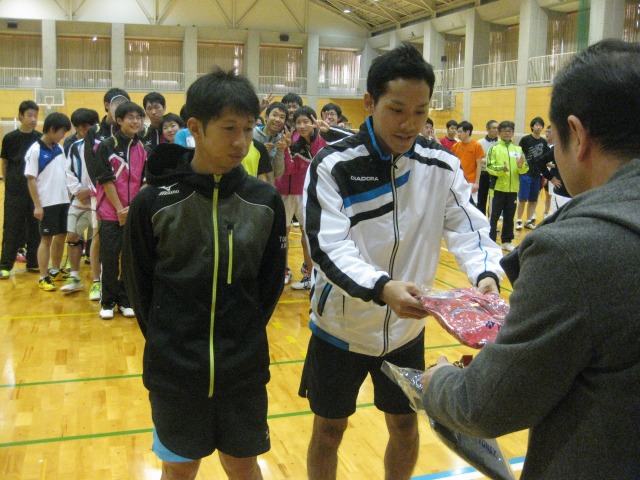 選手権優勝の立松・天野組